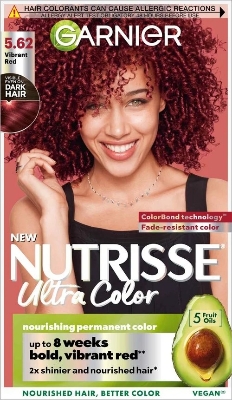 Picture of Garnier Nutrisse Vibrant Red 5.62 Permanent Hair Dye 35ml+30g - Red