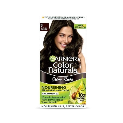 Picture of Garnier Color Naturals 3 Darkest Brown 35ml+30g - Brown