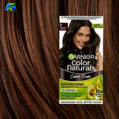 Picture of Garnier Color Naturals 3 Darkest Brown 35ml+30g - Brown