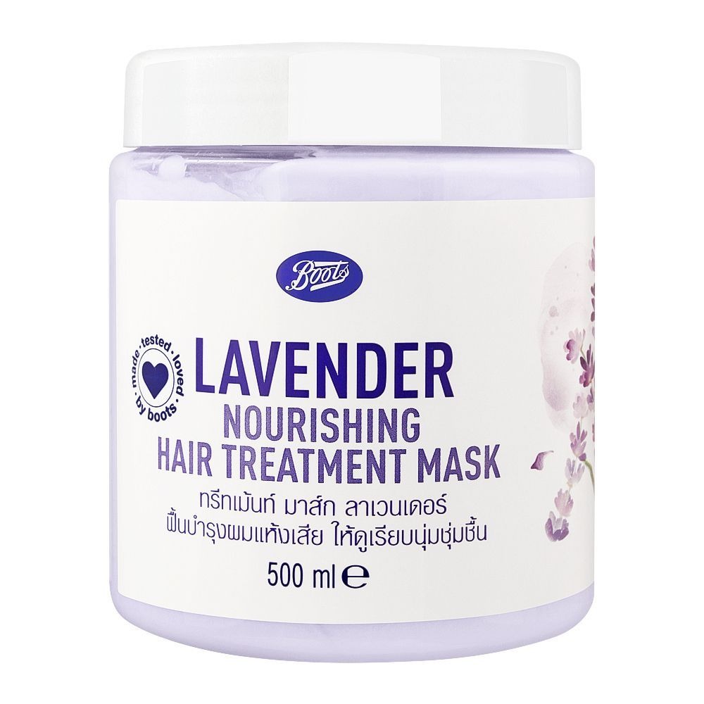 Picture of Boots Lavender Nourishing Hair Treatment Mask 500ml