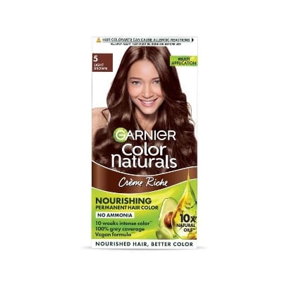 Picture of Garnier Color Naturals Shade 5 Light Brown 70ml + 60g - Brown
