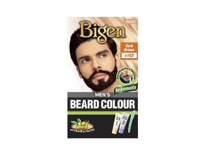 Picture of Bigen Men’s Beard Color -  20g+20g -Natural Black B103 - Black