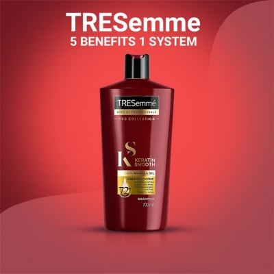 Picture of Tresemme Keratin Smooth With Marula oil Shampoo 700ml - Red