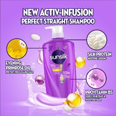 Picture of Sunsilk Perfect Straight Shampoo 625ml - Purple