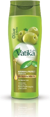 Picture of Vatika Olive Henna Nourish And Protect Shampoo, 400 Ml - Multicolor