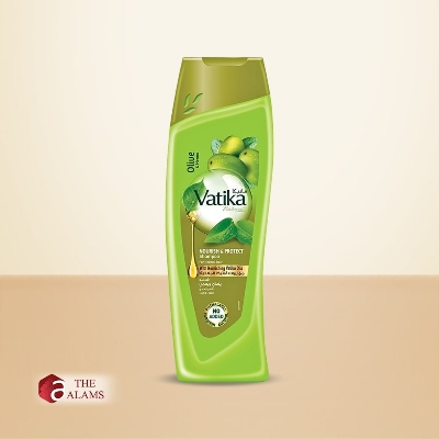 Picture of Vatika Olive Henna Nourish And Protect Shampoo, 400 Ml - Multicolor