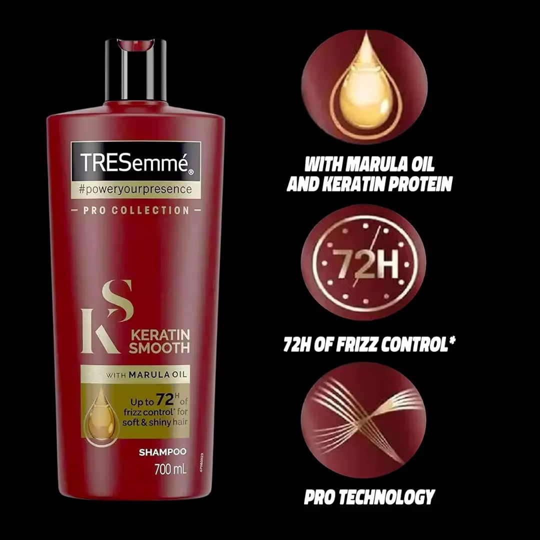 Picture of Tresemme Keratin Smooth With Marula oil Shampoo 170ml - Red