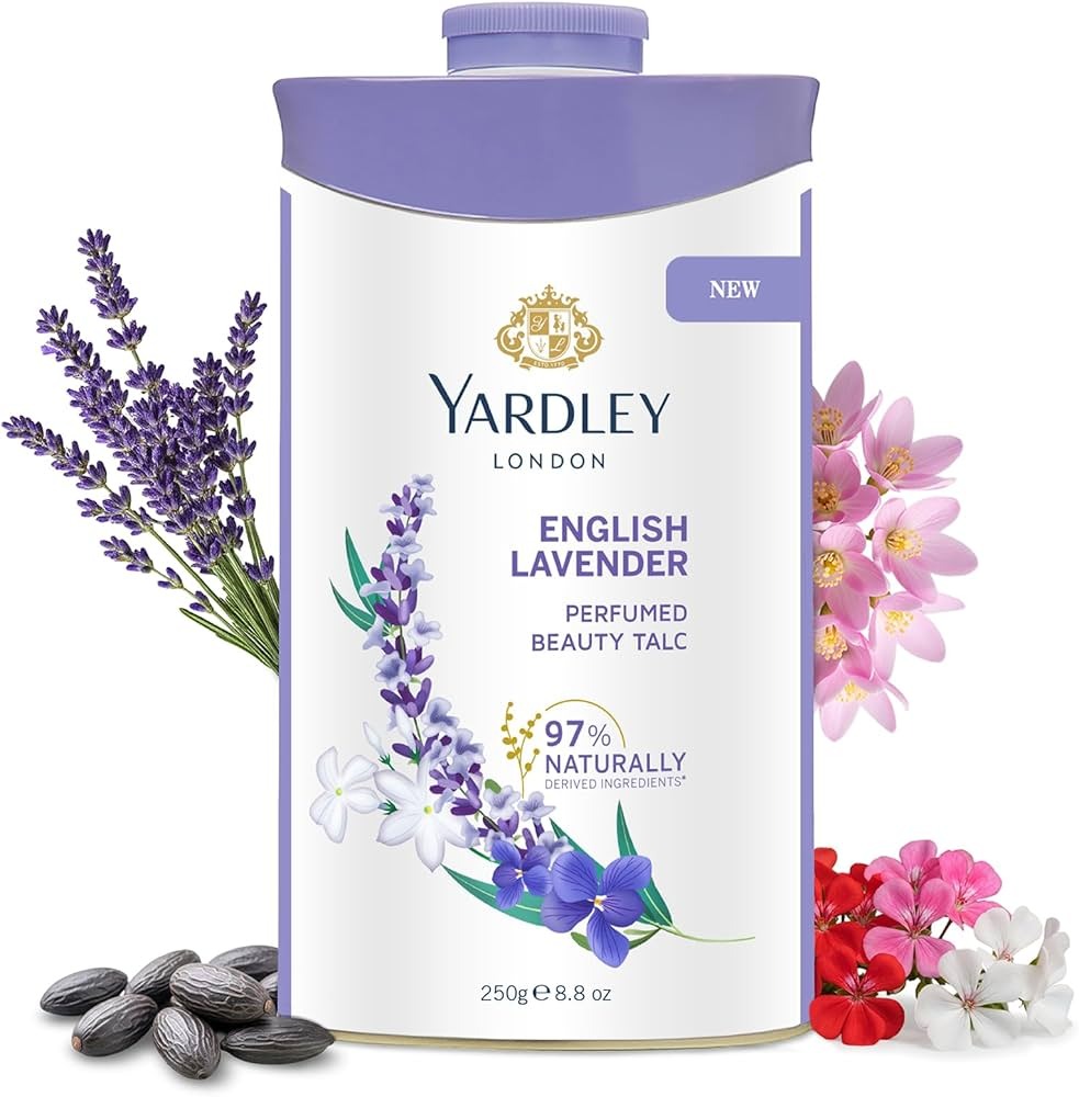 Picture of Yardley London English Lavender Perfumed Talcum Powder- 250 gm - Multicolor