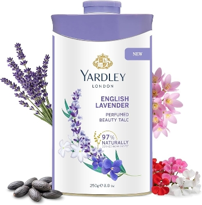Picture of Yardley London English Lavender Perfumed Talcum Powder- 250 gm - Multicolor