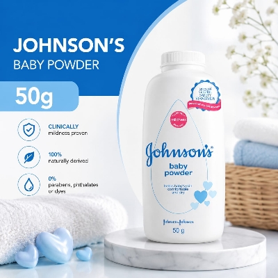 Picture of Johnson's Classic Baby Powder – 50 gm - Multicolor