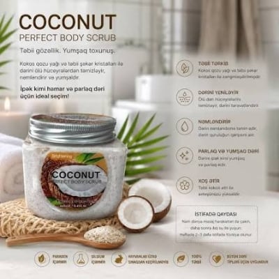Picture of Body Care Brightening Coconut Body Scrub – 350ml - Multicolor