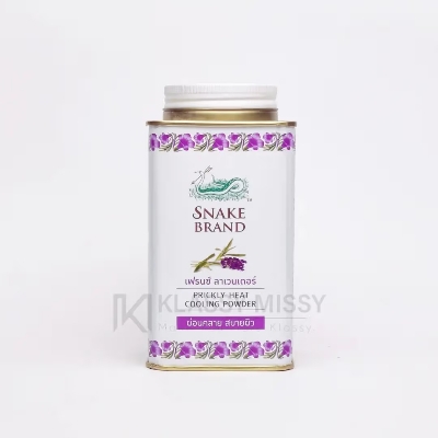 Picture of Snake Brand Prickly Heat Relaxing Cooling Powder with French Lavender – 280 gm - Multicolor