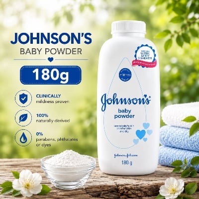 Picture of Johnson's Classic Baby Powder – 180gm - Multicolor