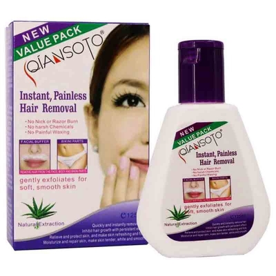 Picture of QIANSOTO Facial Buffer Hair Remover Cream 125  gm - Multicolor