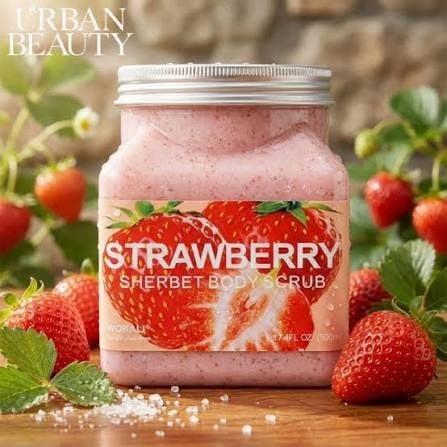 Picture of Brightening Strawberry Body Scrub - 350ml - Multicolor