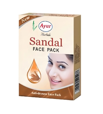 Picture of Ayur Herbal Facial Sandal Face Pack - 100 gm