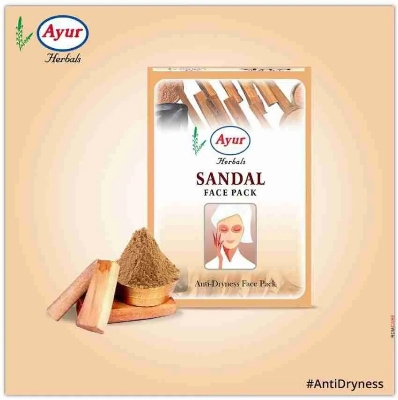 Picture of Ayur Herbal Facial Sandal Face Pack - 100 gm