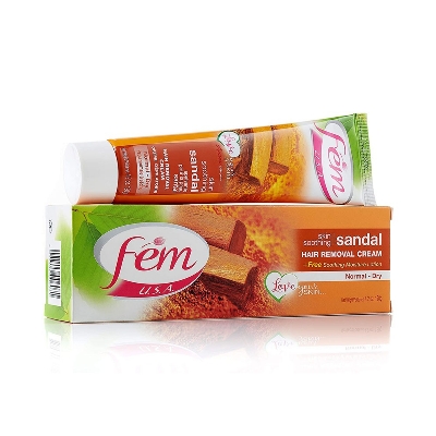 Picture of Fem Soothing Sandal Hair Removal Cream 120 gm - Multicolor
