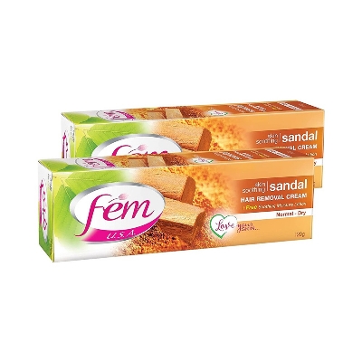Picture of Fem Soothing Sandal Hair Removal Cream 120 gm - Multicolor