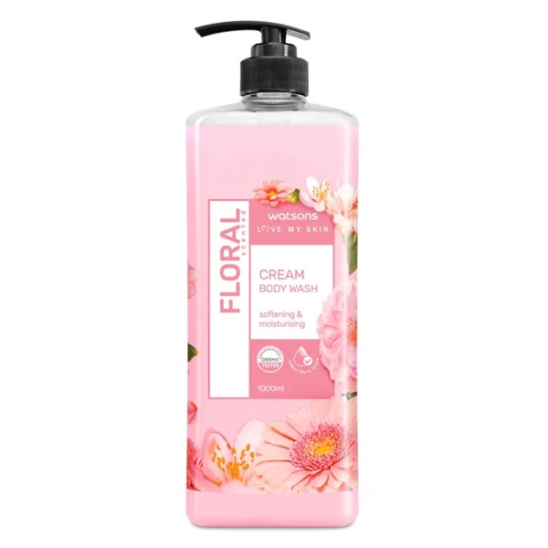 Picture of Watsons Floral Cream Body Wash 1000 ml