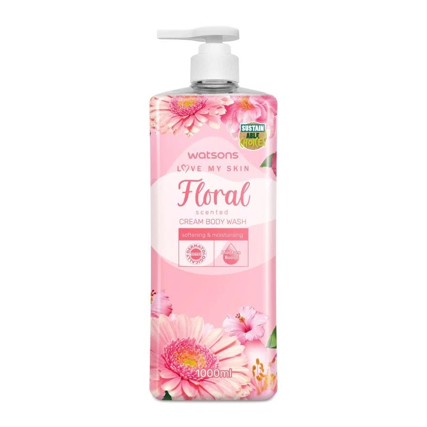 Picture of Watsons Floral Cream Body Wash 1000 ml