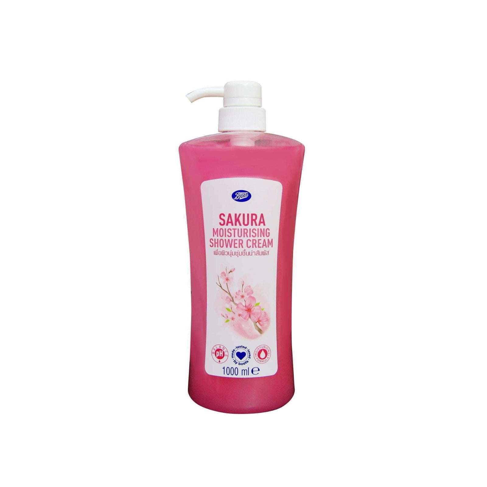 Picture of Boots Sakura Moisturising Shower Cream – 1000ml