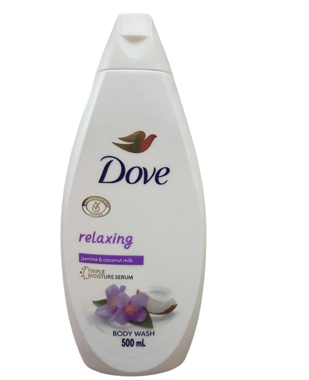 Picture of Dove Relaxing Jasmine and Coconut Milk Body Wash 500ml