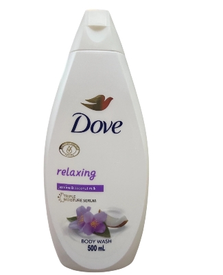 Picture of Dove Relaxing Jasmine and Coconut Milk Body Wash 500ml