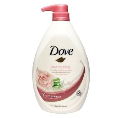 Picture of Dove Soothing Rose Body Wash 1L Moisturizing Shower Gel