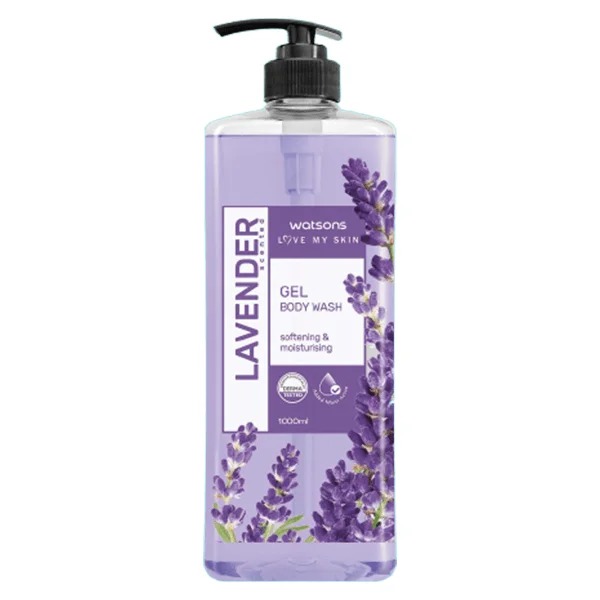 Picture of Watsons Lavender Scented Gel Body Wash 1000ml