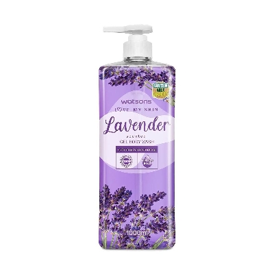 Picture of Watsons Lavender Scented Gel Body Wash 1000ml