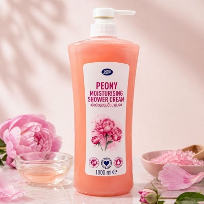 Picture of Boots Peony Moisturising Shower Cream 1000ml