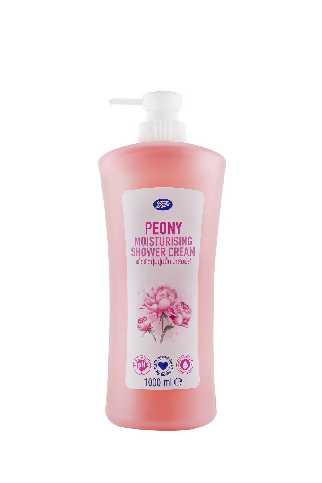 Picture of Boots Peony Moisturising Shower Cream 1000ml