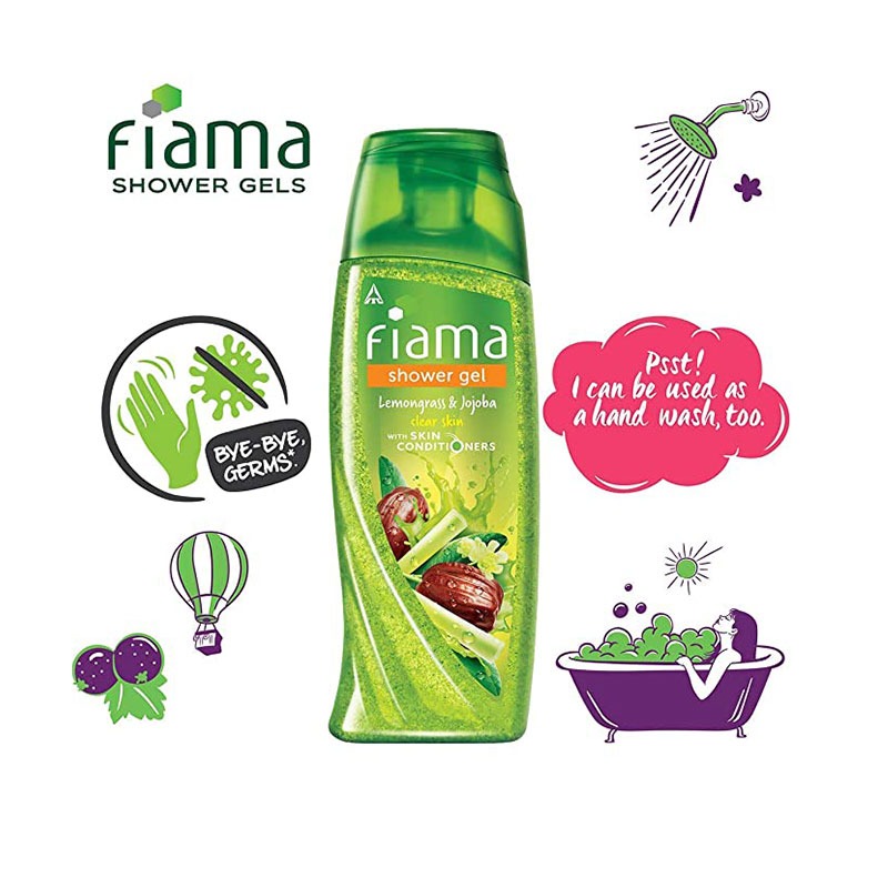 Picture of Fiama Lemongrass & Jojoba Smooth Skin Shower Gel 250ml