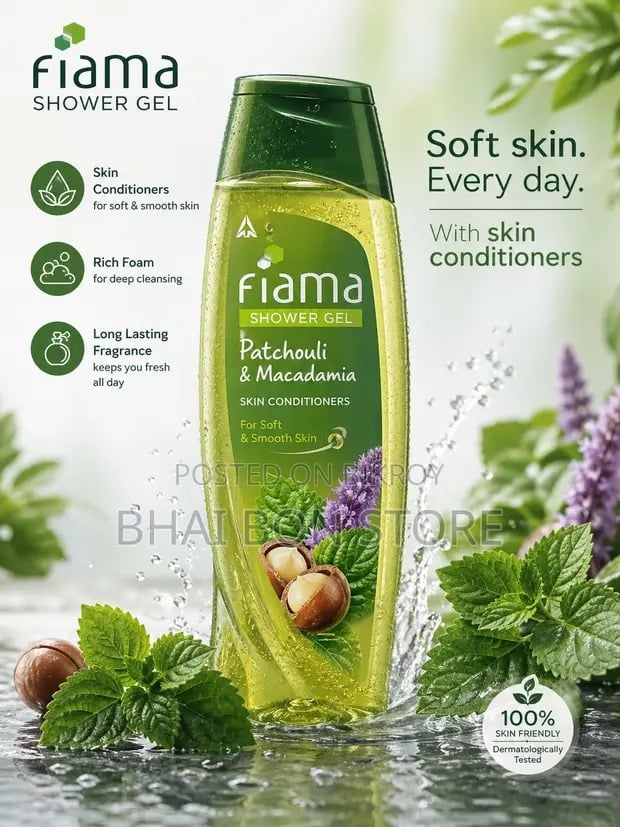 Picture of Fiama Lemongrass & Jojoba Smooth Skin Shower Gel 250ml