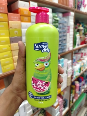 Picture of Suave Kids 3-in-1 Watermelon Wonder Shampoo, Conditioner & Body Wash 700 ml - Multicolor