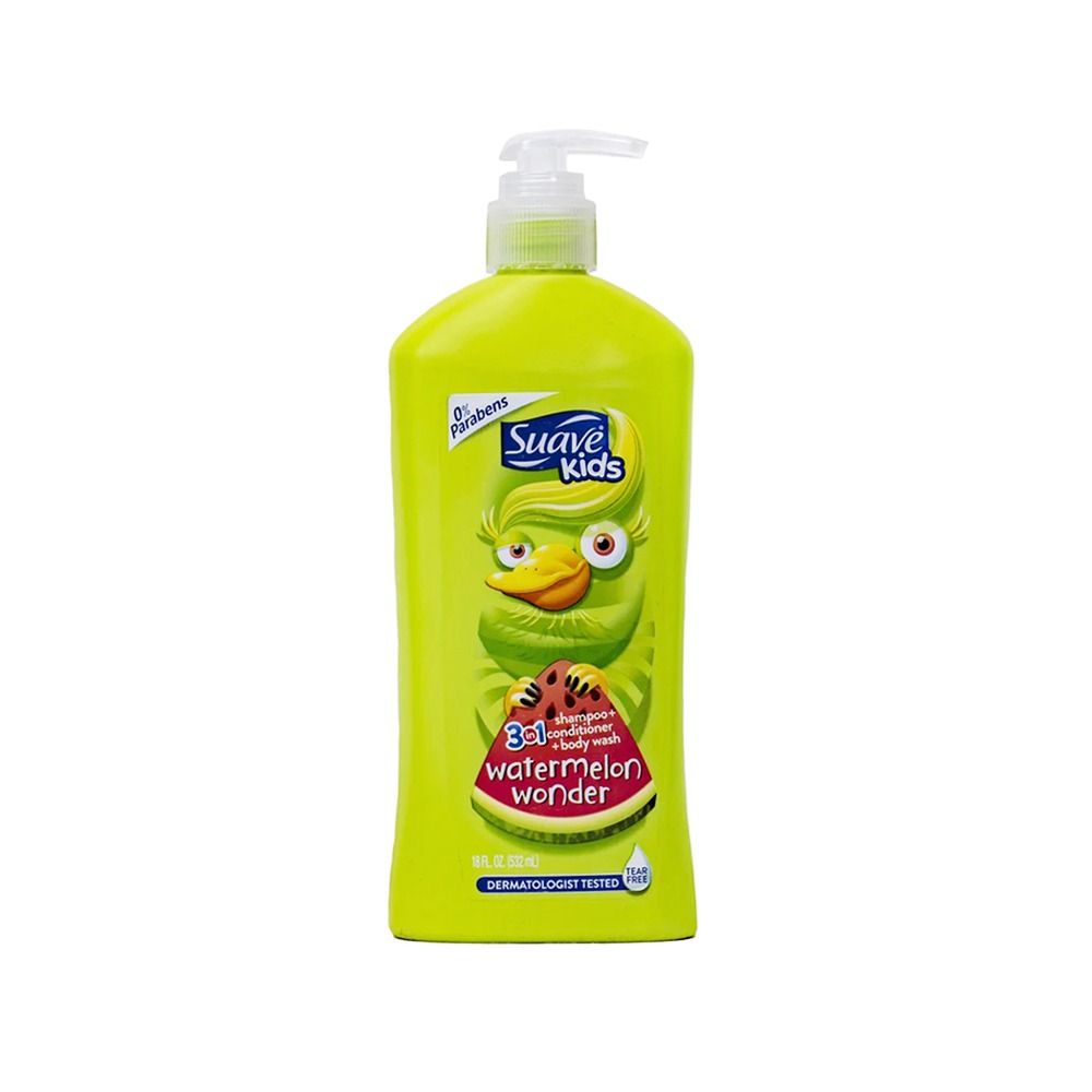 Picture of Suave Kids 3-in-1 Watermelon Wonder Shampoo, Conditioner & Body Wash 700 ml - Multicolor