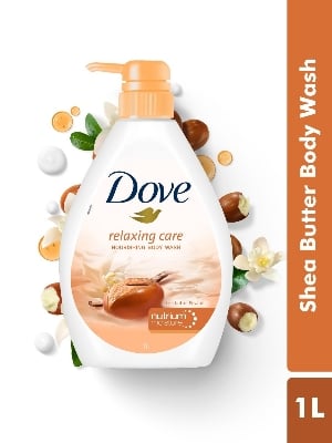Picture of Relaxing Care Nourishing Body Wash 1L with Shea Butter and Vanilla Moisturizing Shower Gel