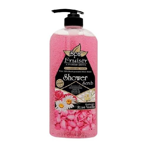 Picture of SPA Fruiser Shower Scrub Romantic Rose Vanilla 730ml - Others