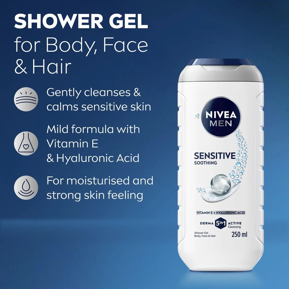 Picture of NIVEA Men Sensitive Shower Gel 250ml