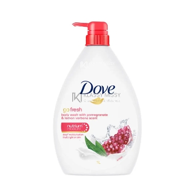 Picture of Dove Pomegranate and Lemon Verbena Scent Revive Body Wash 1L Moisturizing Shower Ge