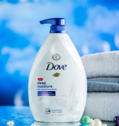 Picture of Dove Deeply Nourishing Body Wash 1L Moisturizing Shower Gel