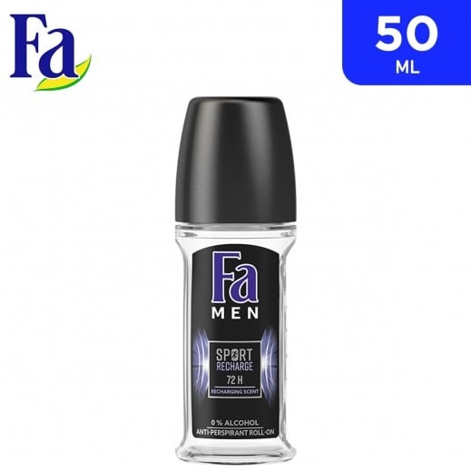 Picture of FA Sport Recharge Anti-Perspirant Body Deodorant Roll-On for Men 50ml
