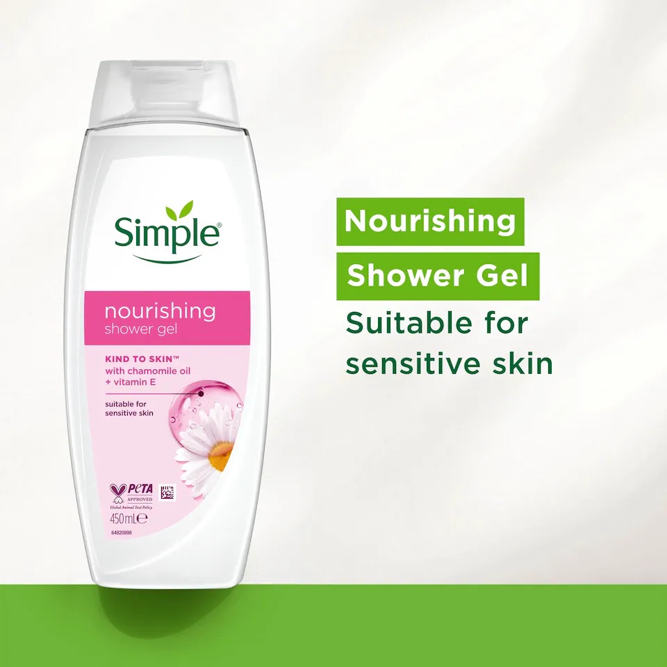 Picture of Simple Kind to Skin Nourishing Shower Cream Body Wash 250ml