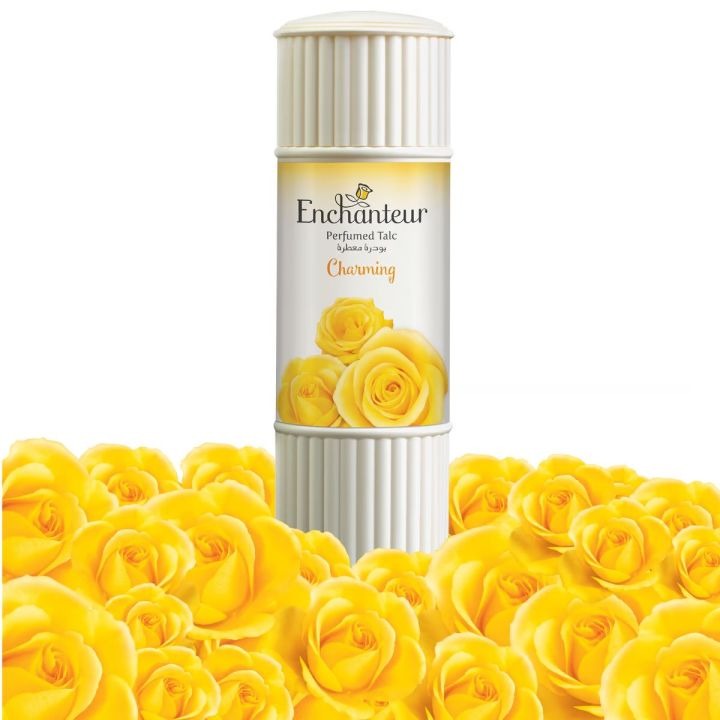 Picture of Enchanteur Charming Perfumed Talcum Powder - 125 gm - Multicolor