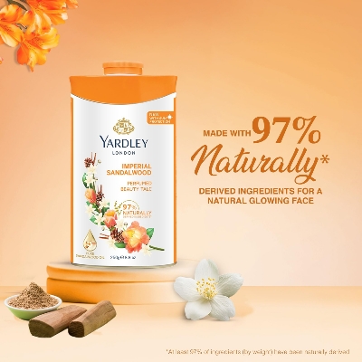 Picture of Yardley London Imperial Sandalwood Perfumed Talcum Powder for - 250 gm - Multicolor