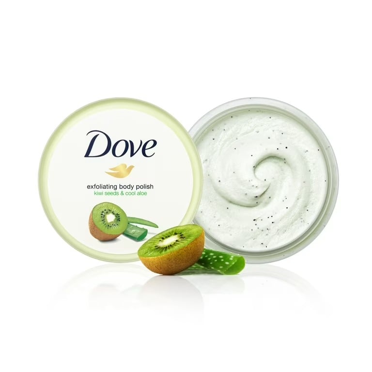 Picture of Dove Exfoliating Body Polish Kiwi Seeds & Cool Aloe Body Scrub 298g - Multicolor