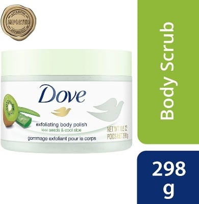 Picture of Dove Exfoliating Body Polish Kiwi Seeds & Cool Aloe Body Scrub 298g - Multicolor