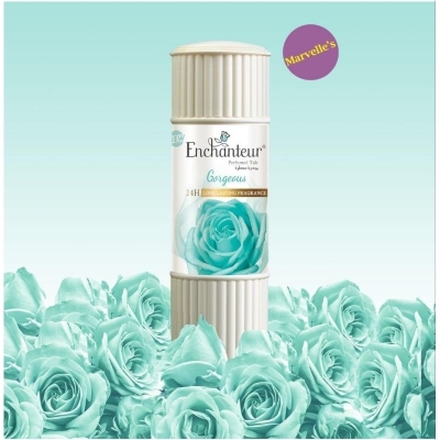 Picture of Enchanteur Gorgeous Perfumed Talcum Powder - 250 gm - Multicolor
