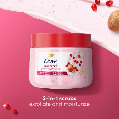 Picture of Dove Exfoliating Body Scrub Pomegranate & Shea Butter 298g - Multicolor